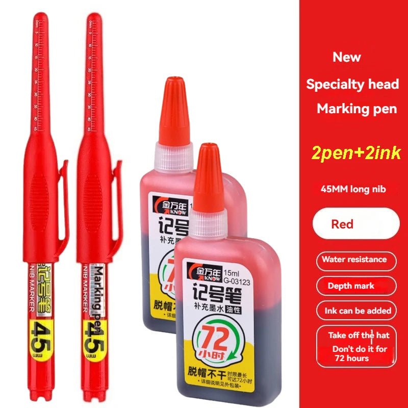 טוש עם חוד מוארך