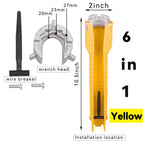 8 ב-1 ברז כיור ברז תיקון כלי החלקה מטבח חדר אמבטיה ברז הרכבה מפתח אינסטלציה התקנה מפתח ברגים