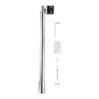 זרועות תמיכה למקלחון מתכוונן מפלדת אל-חלד עבור פנל זכוכית 8-12 מ"מ לדלת זכוכית לחדר הצורך קבוע התקנה קלה 