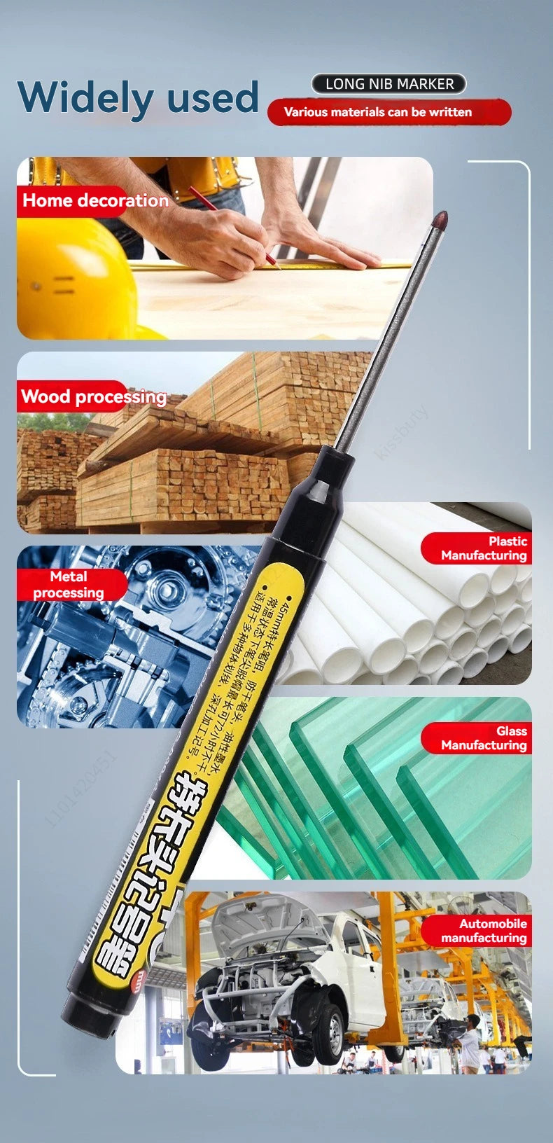 טוש עם חוד מוארך