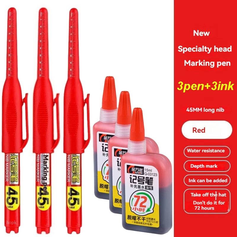 טוש עם חוד מוארך