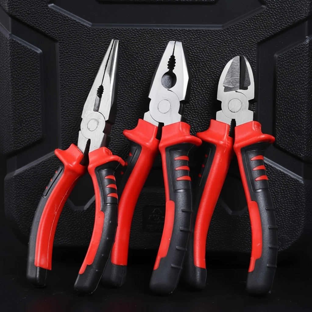 צבת חוט חשמלית פתח גדול חד כלי רב תכליתי לחיתוך פיתול חוטי מתכת אחיזה כלי תעשייתי כבד