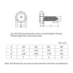 בורג קודח מפלדת אל חלד