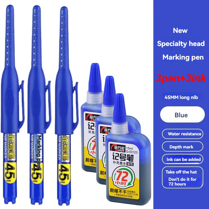 טוש עם חוד מוארך