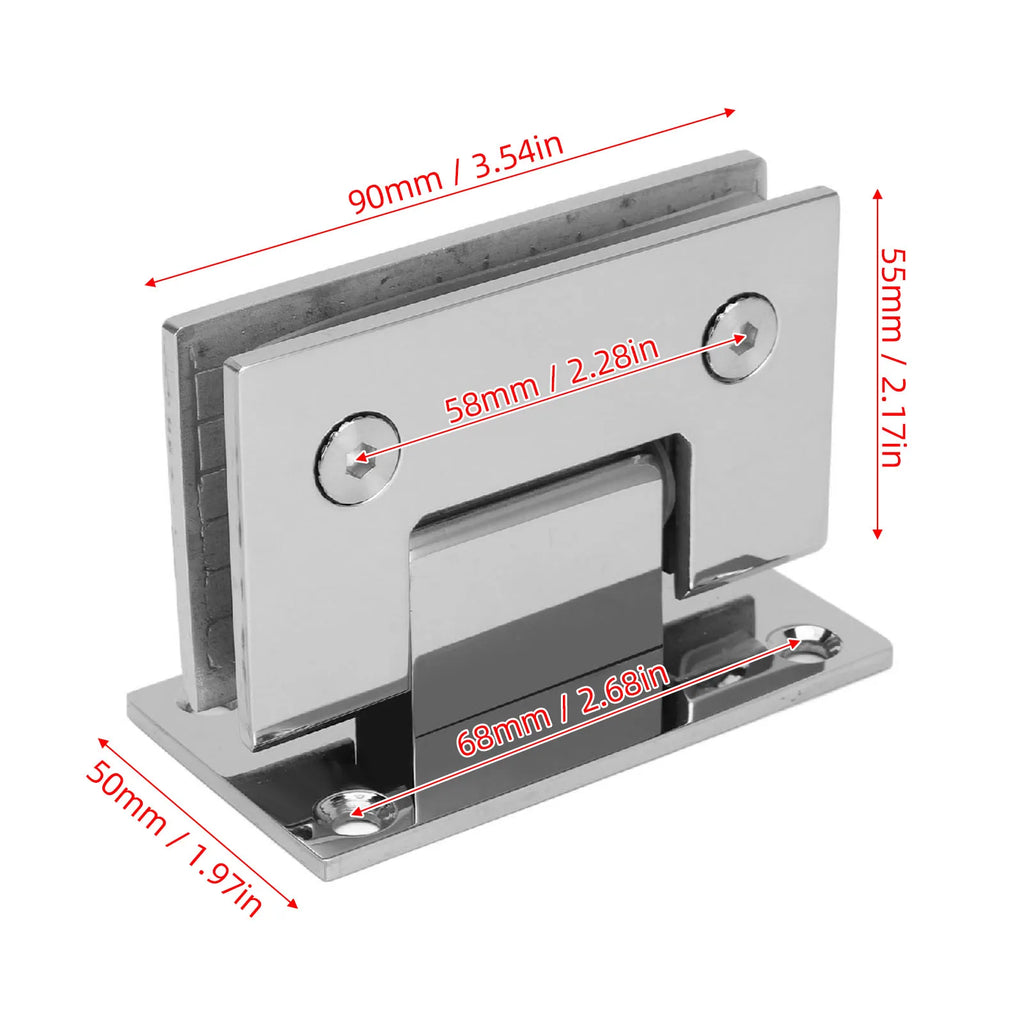 ציר 90 מעלות למקלחון פתיחה שני צדדים 