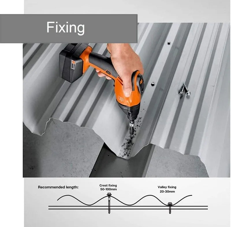 בורג קודח פלדת על חלד 