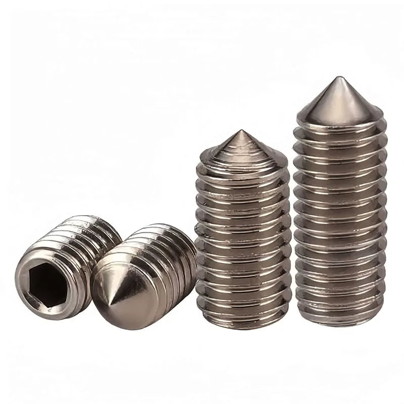 3-50 מ"מ M2 M2.5 M3 M4 M5 M6 M8 M10 M12 304 נירוסטה ברגי שקע משושה חרוטיים ראש אלן בורג שקע משושה