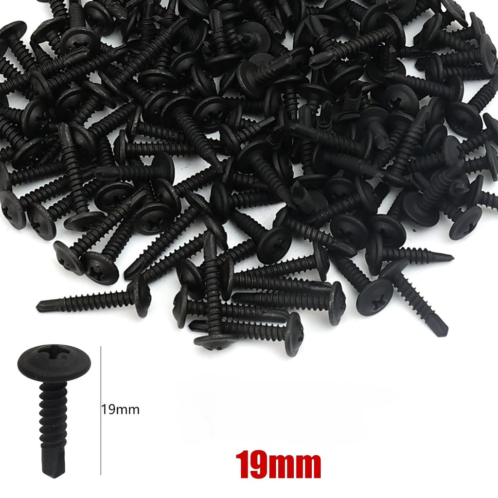 בורג קודח לפח מפלדת אל חלד (שחור)