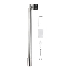 זרועות תמיכה למקלחון מתכוונן מפלדת אל-חלד עבור פנל זכוכית 8-12 מ"מ לדלת זכוכית לחדר הצורך קבוע התקנה קלה 