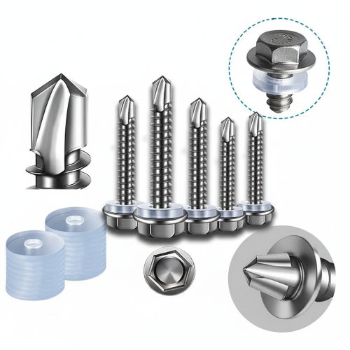 בורג קודח לפח מפלדת על חלד 