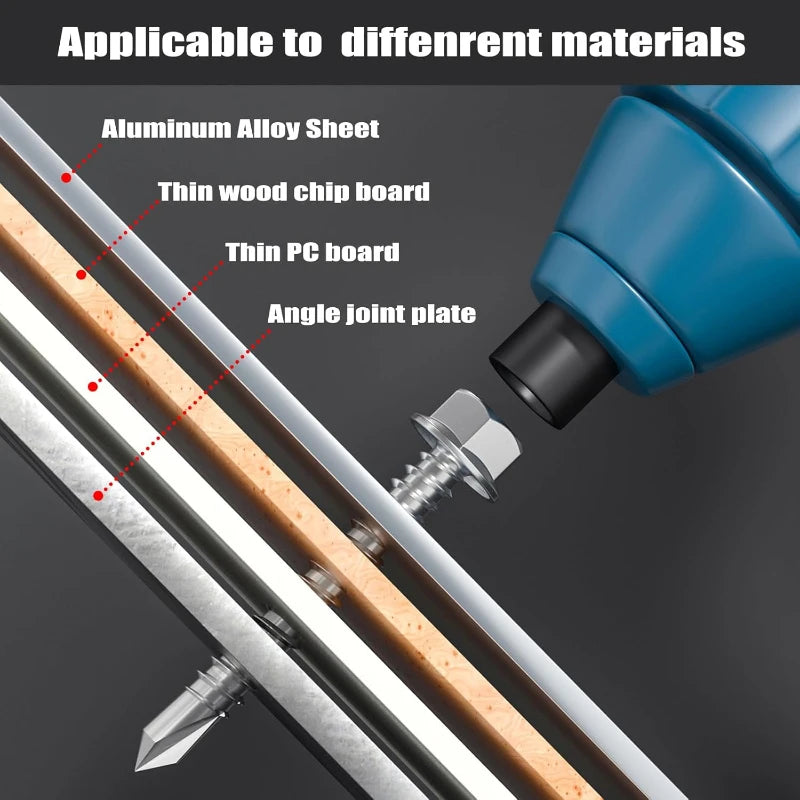 בורג קודח פלדת על חלד 