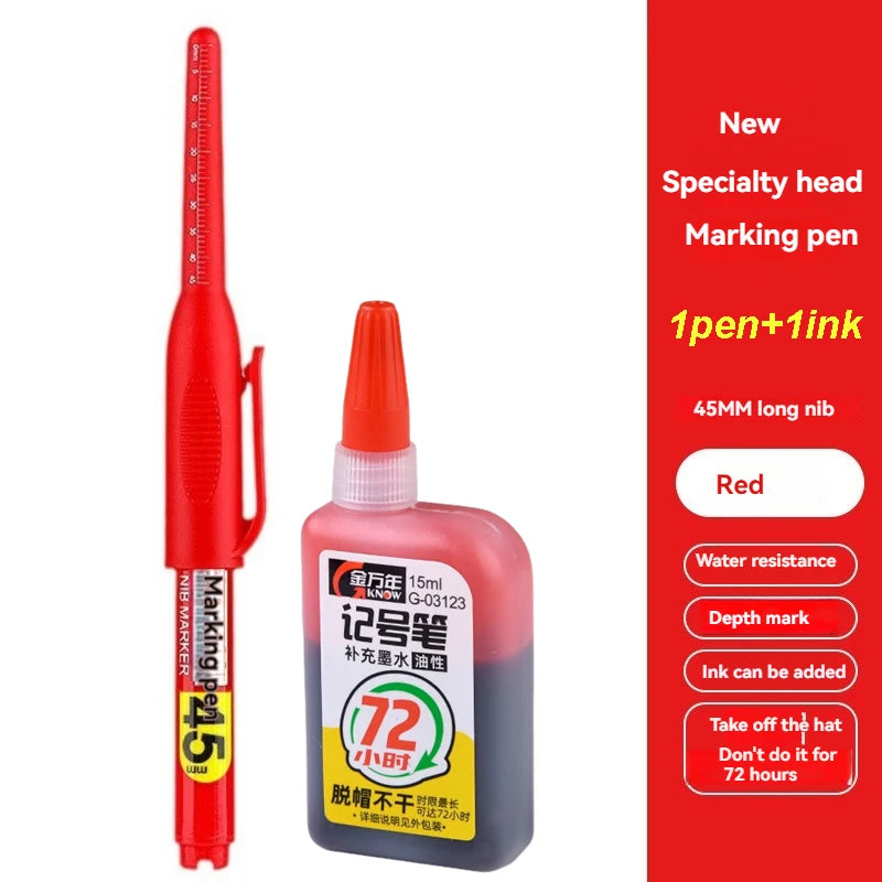 טוש עם חוד מוארך