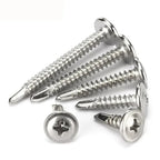 בורג קודח מפלדת אל חלד