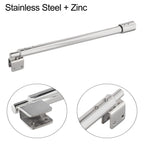 זרועות תמיכה למקלחון מתכוונן מפלדת אל-חלד עבור פנל זכוכית 8-12 מ"מ לדלת זכוכית לחדר הצורך קבוע התקנה קלה 