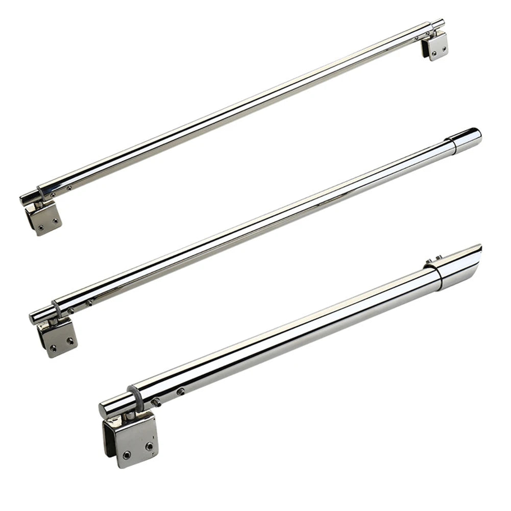 זרועות תמיכה למקלחון מתכוונן מפלדת אל-חלד עבור פנל זכוכית 8-12 מ"מ לדלת זכוכית לחדר הצורך קבוע התקנה קלה 