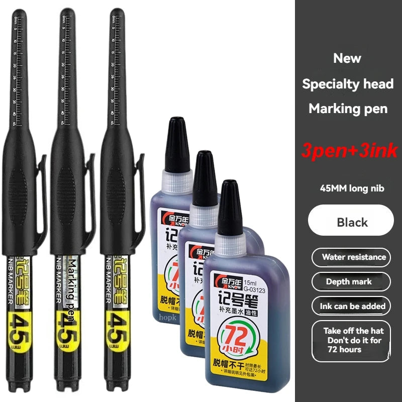 טוש עם חוד מוארך