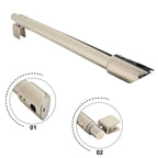 זרועות תמיכה למקלחון מתכוונן מפלדת אל-חלד עבור פנל זכוכית 8-12 מ"מ לדלת זכוכית לחדר הצורך קבוע התקנה קלה 