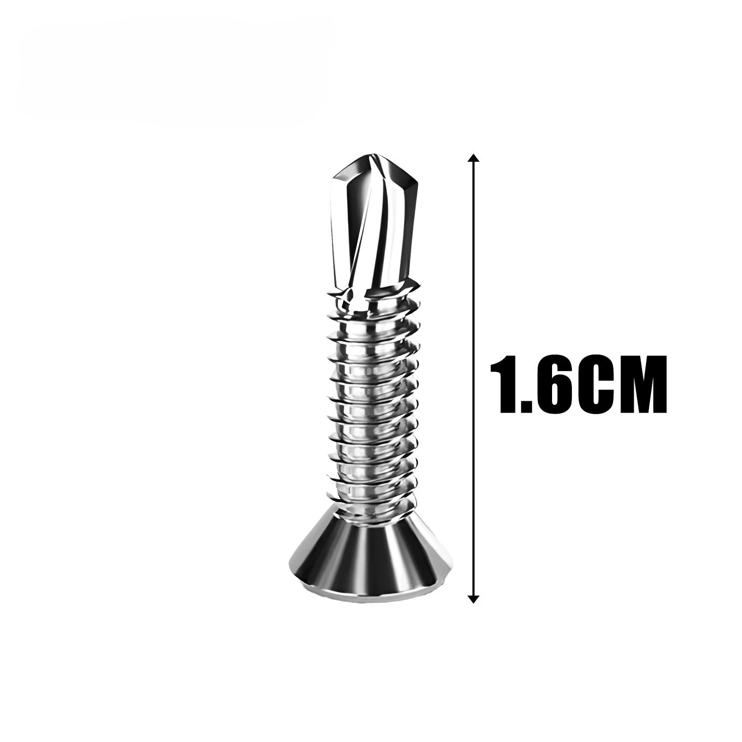 בורג קודח לפח פלדת על חלד