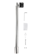 זרועות תמיכה למקלחון מתכוונן מפלדת אל-חלד עבור פנל זכוכית 8-12 מ"מ לדלת זכוכית לחדר הצורך קבוע התקנה קלה 