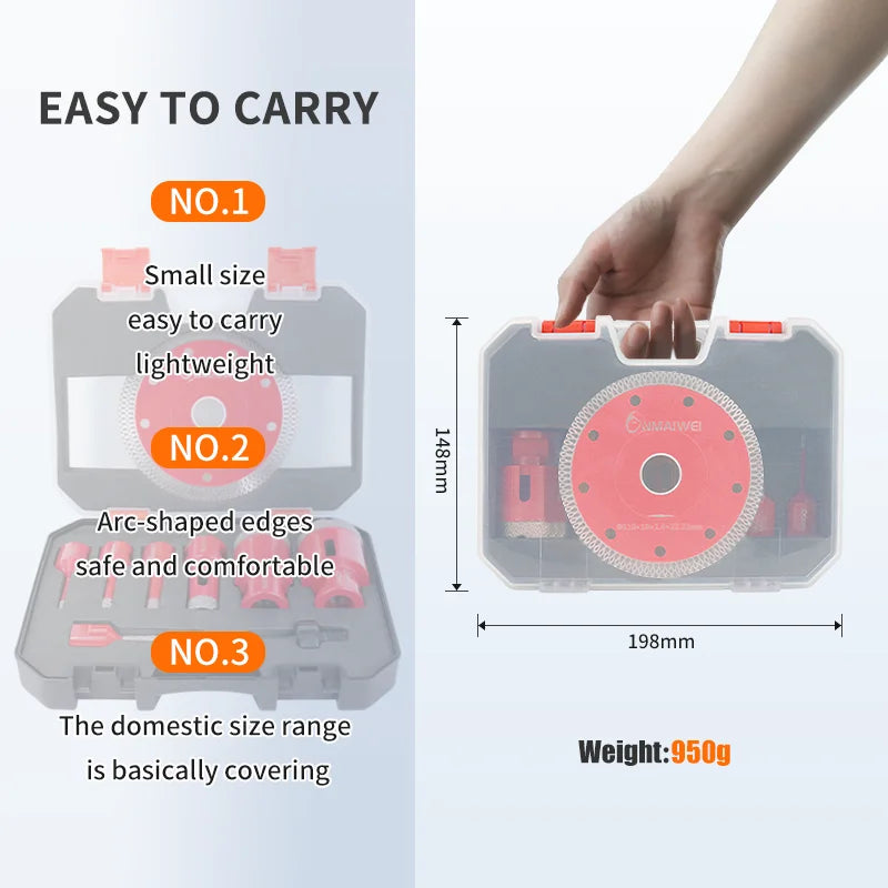 סְט מקדחי יהלום