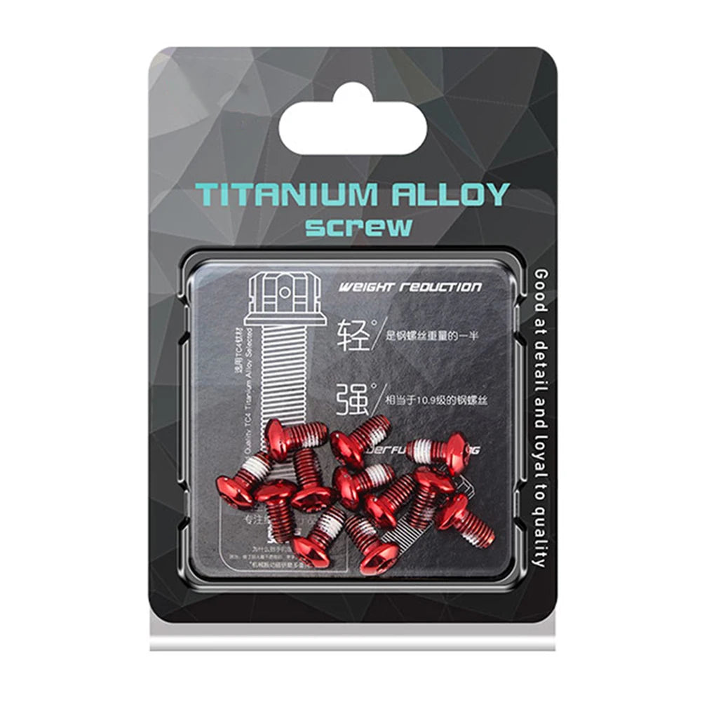 סט ברגי מעצור דיסק צבעוניים לאופניים