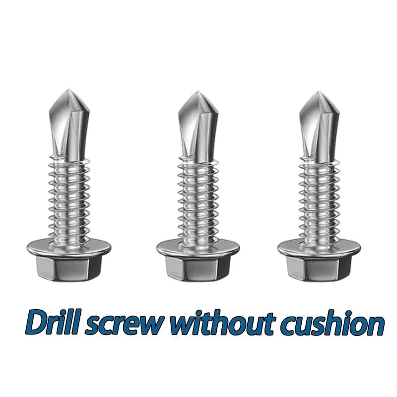 בורג קודח פלדת על חלד 