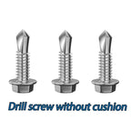 בורג קודח פלדת על חלד 