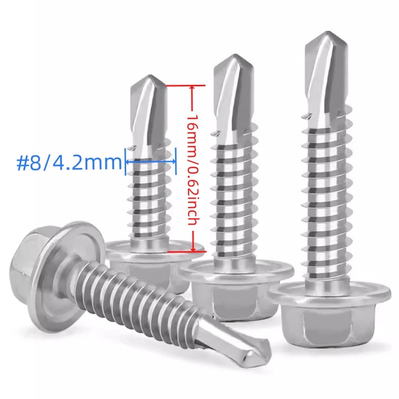 בורג קודח לפח פלדת על חדר