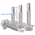 בורג קודח לפח פלדת על חדר