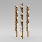 מקדחת טוויסט משושה 6542 מפלדת אל-חלד TG עם ידית לעיבוד מתכת, קידוח מתכת 1.5-13 מ"מ