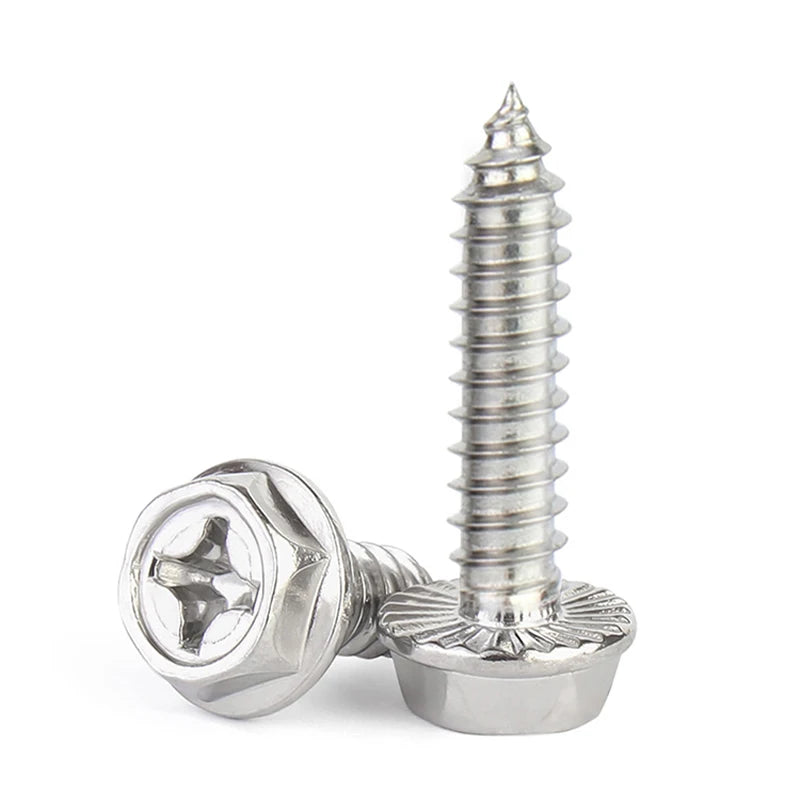 בורג קודח מפלדת אל חלד