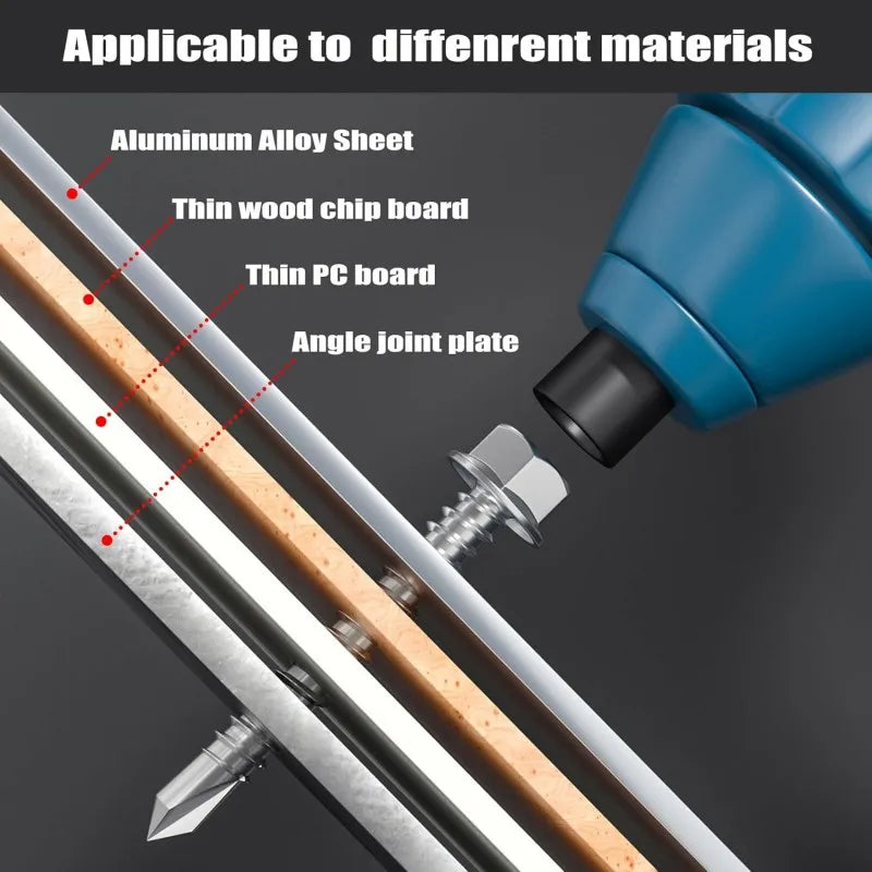 בורג קודח פלדת על חלד 