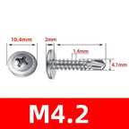 בורג קודח לפח מפלדת אל חלד