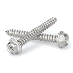 בורג קודח מפלדת אל חלד