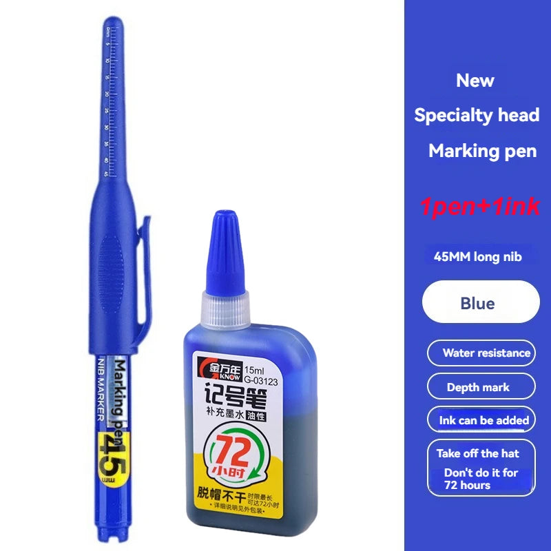 טוש עם חוד מוארך