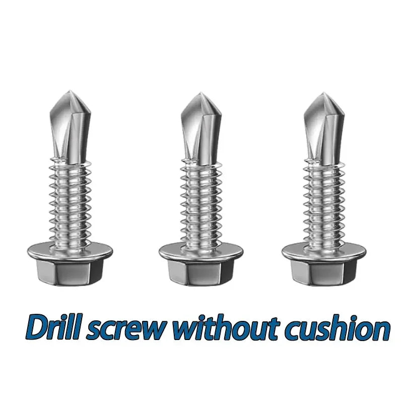 בורג קודח פלדת על חלד 