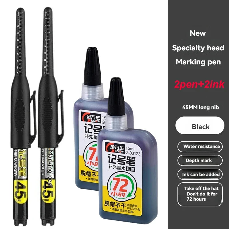 טוש עם חוד מוארך