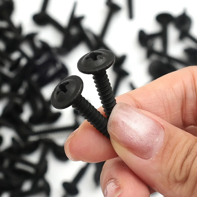 בורג קודח לפח מפלדת אל חלד (שחור)