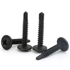 בורג קודח לפח מפלדת אל חלד (שחור)