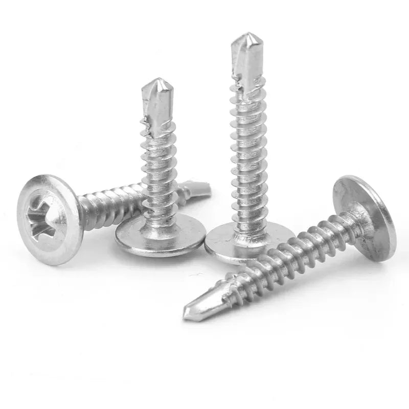 בורג קודח מפלדת אל חלד