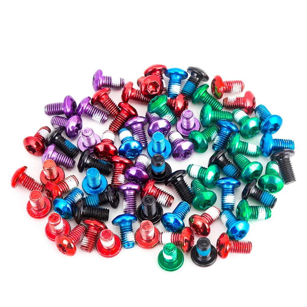 סט ברגי מעצור דיסק צבעוניים לאופניים